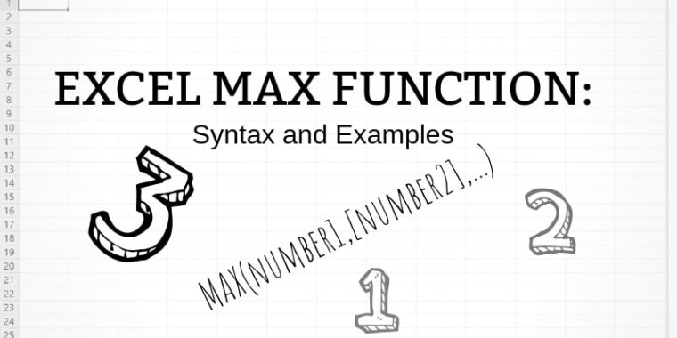 Excel MAX function