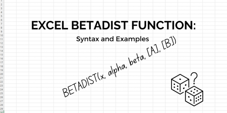 Excel Betadist Function